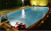 Piscina: Piscina de noche